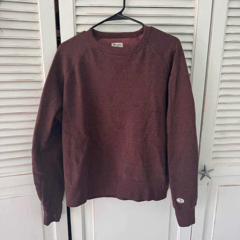 Champion Men’s Crewneck Sweatshirt - Maroon